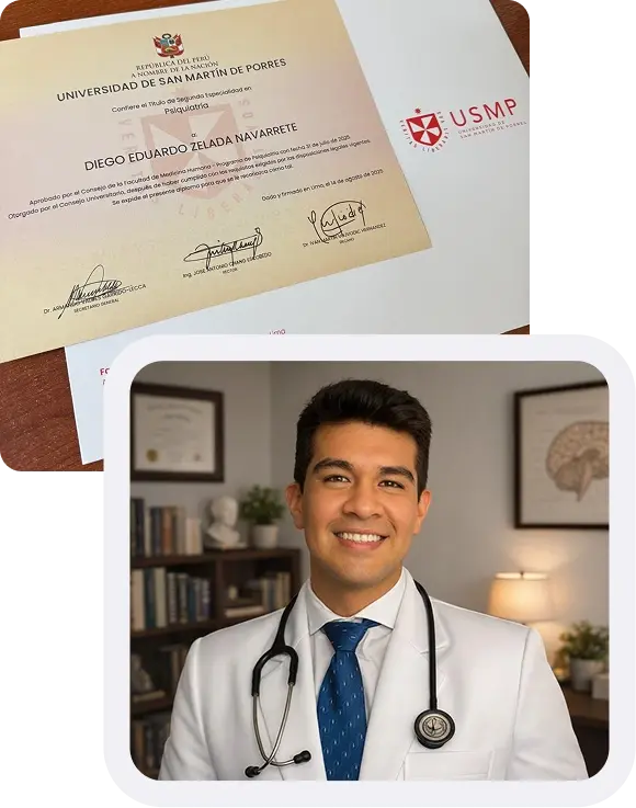 Diego Zelada especialista en salud mental